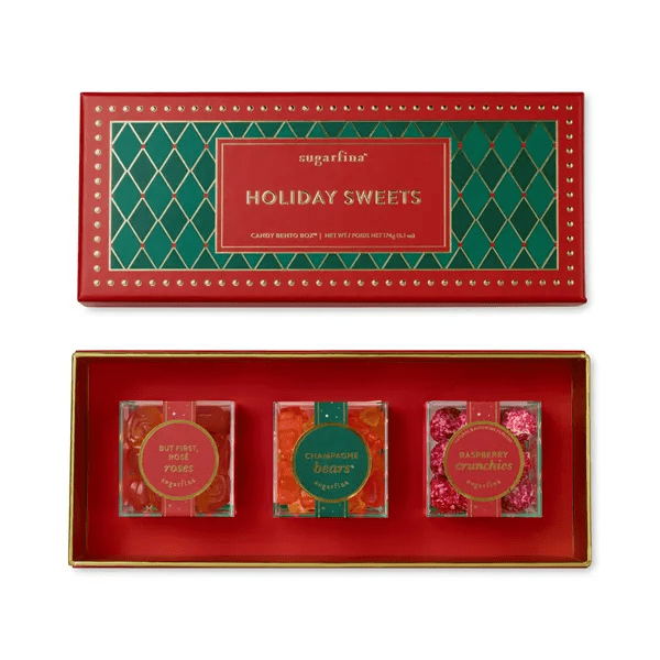 Sugarfina Holiday 3pc Candy Bento Box