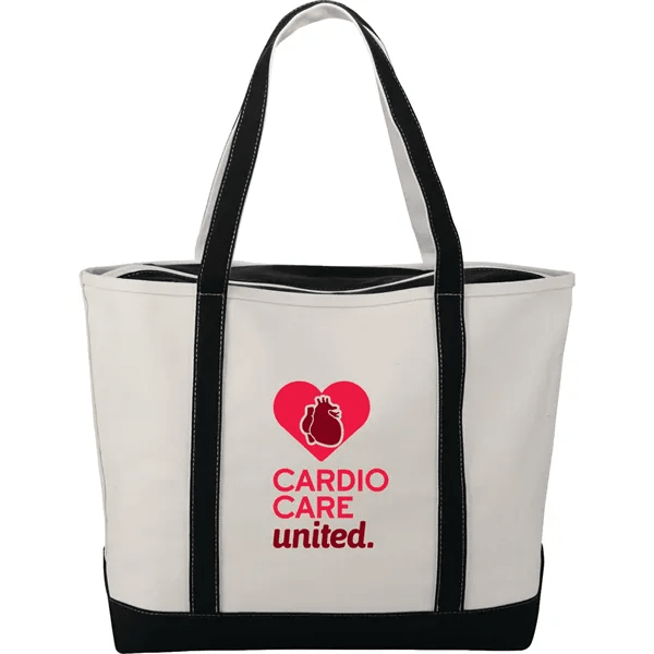 Baltic 24oz Cotton Canvas Tall Zippered Tote