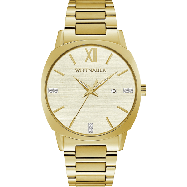 Bulova Men's Montserrat Collection Gold Bracelet Watch