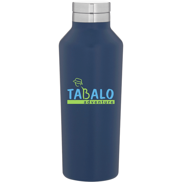 16.9 Oz H2go Manhattan Stainless Insulated Water Bottle