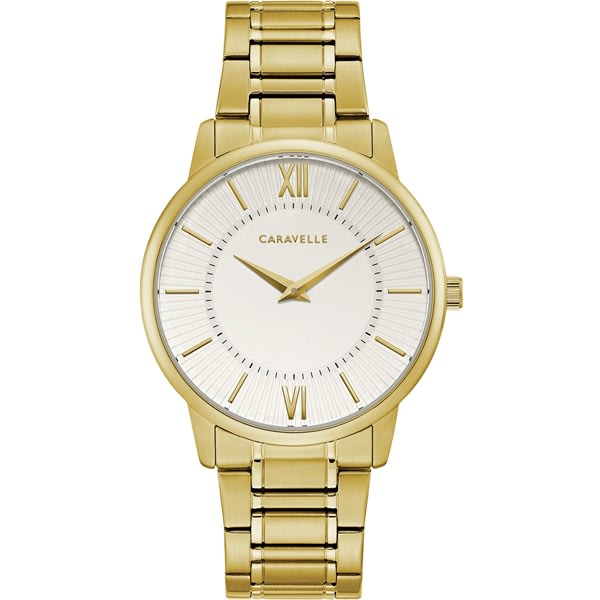 Caravelle Men's Gold Bracelet From The Dress Collection