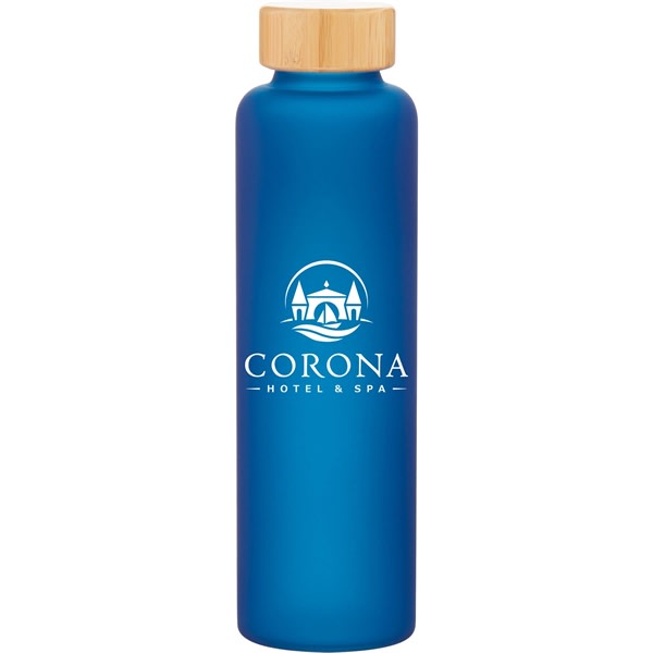 18 Oz H2go Rincon Single Wall Glass Water Bottle