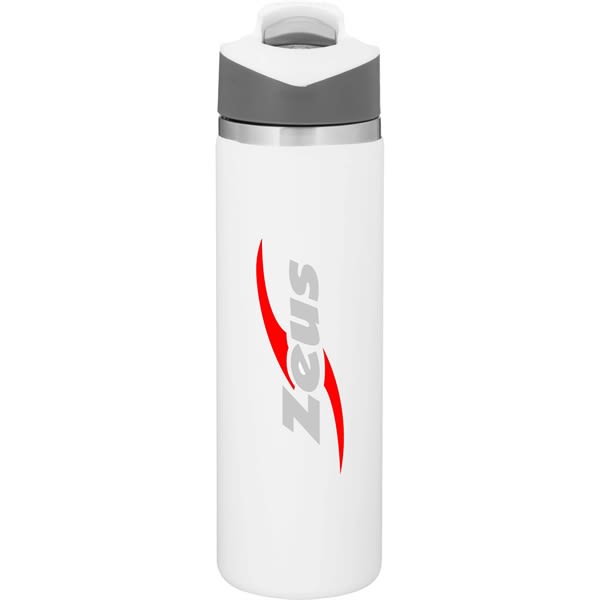 20.9 Oz H2go Pilot Stainless Insulated Water Bottle W/straw