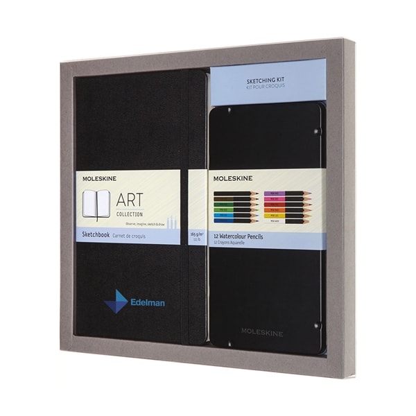 Moleskine® Coloring Kit - Sketchbook And Watercolor Pencils