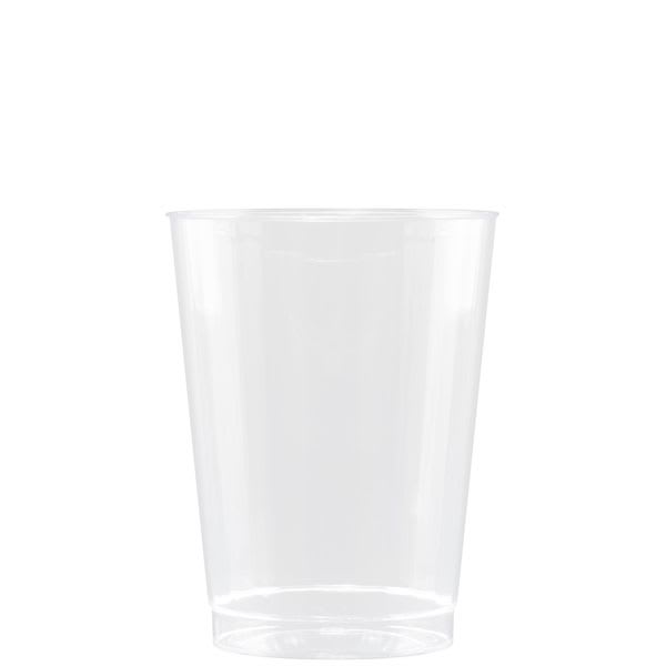 10 Oz Clear Fluted Plastic Cup - Digital