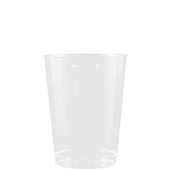 10 Oz Clear Hard Plastic Cup - Tradition