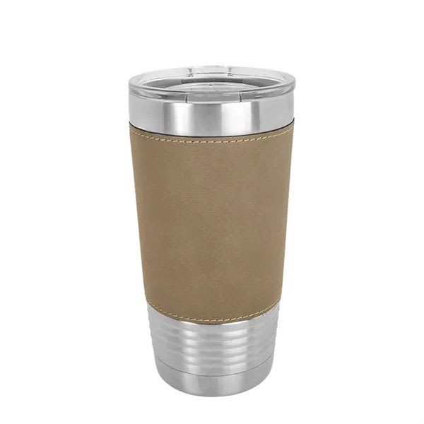 Polar Camel 20 Oz. Leatherette Tumbler W/ Slider Lid