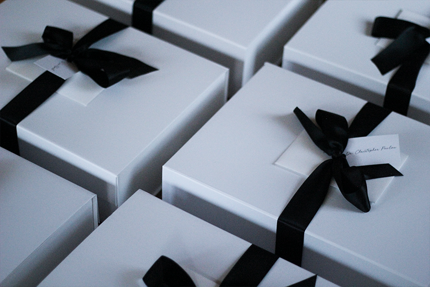 Palletized SkinCeuticals gift boxes ready for delivery