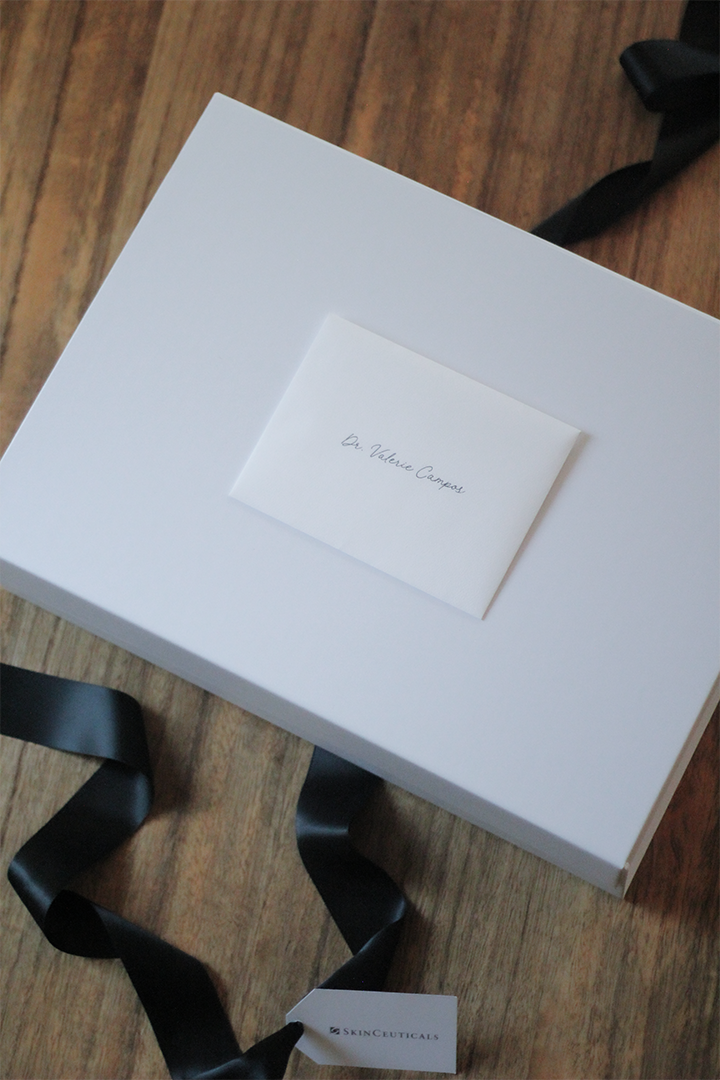SkinCeuticals luxury gift box exterior with sustainable packaging