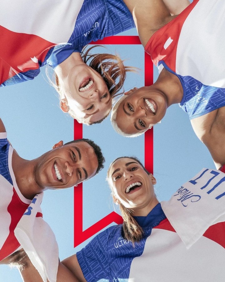 Custom Team ULTRA warm-up gear on athletes