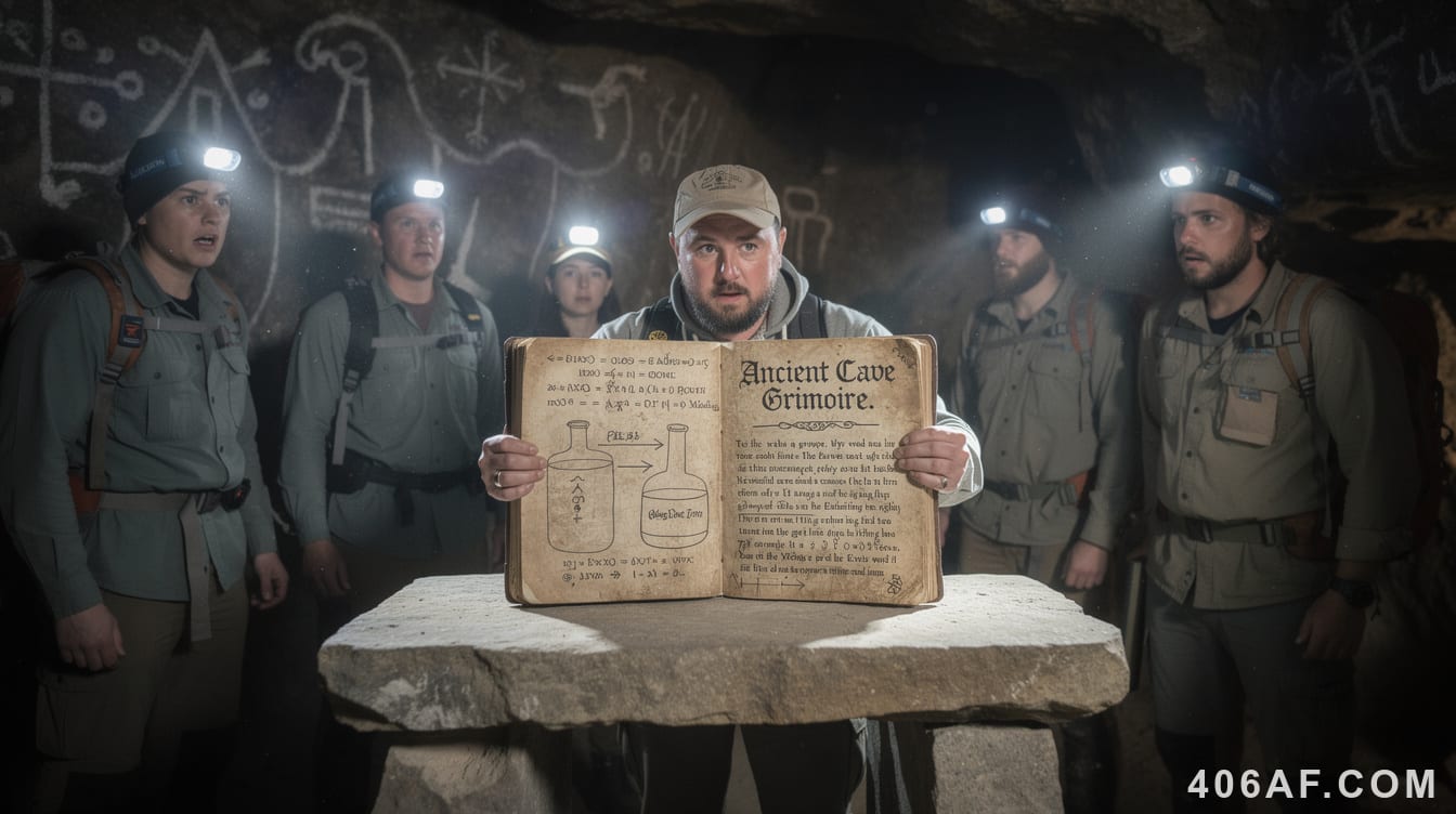 Archaeologists Stunned by Cave Discovery: Ancient Montana Grimoire Contains Only Meth Recipes and Racial Grievances