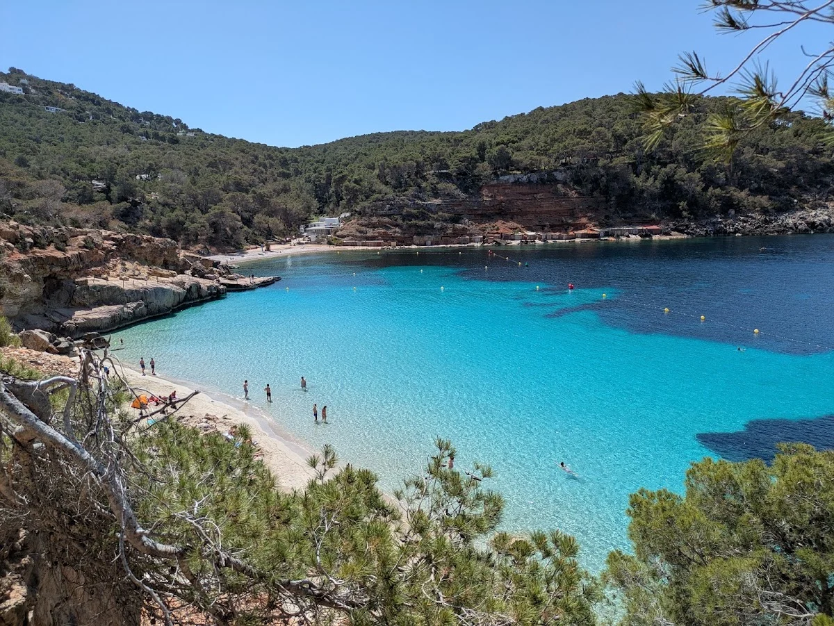 Cala Saladeta beach, Sant Antoni, North coast of Ibiza