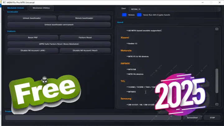 YouTube Video MDM Fix Pro MTK Universal v1.0.0 Free Download + Activator (2025 Edition)