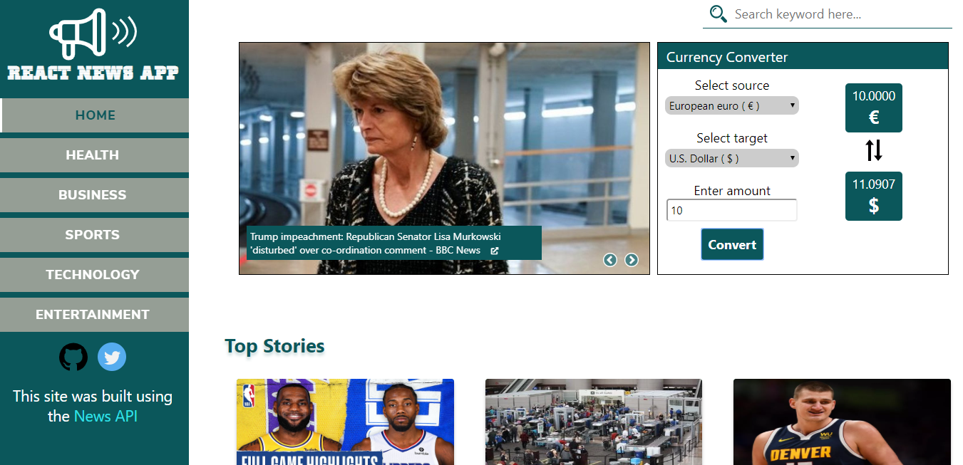 GitHub - Irene-24/react-news-app: This repo contains the code base for ...