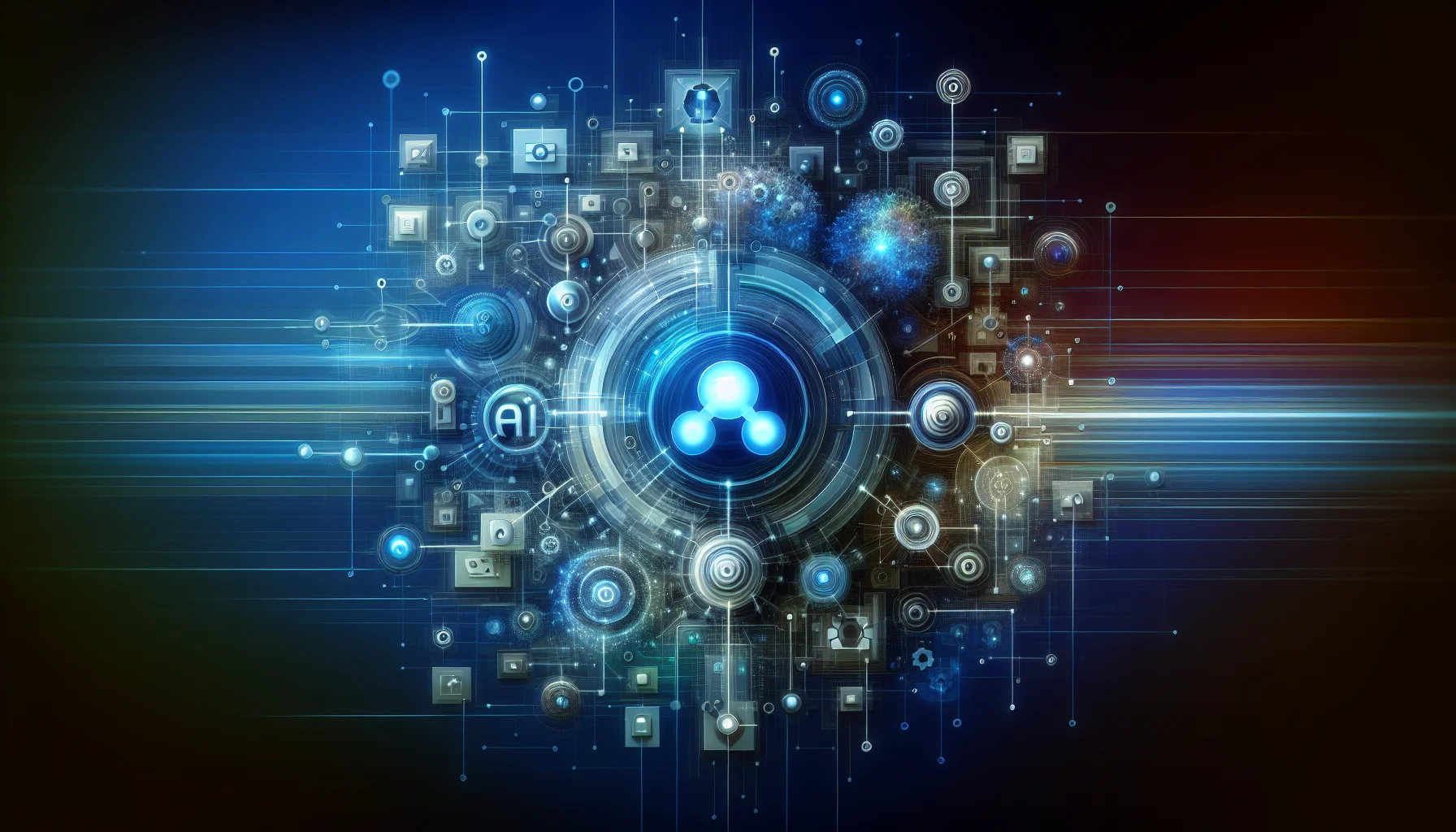 Depiction of AI risks and opportunities