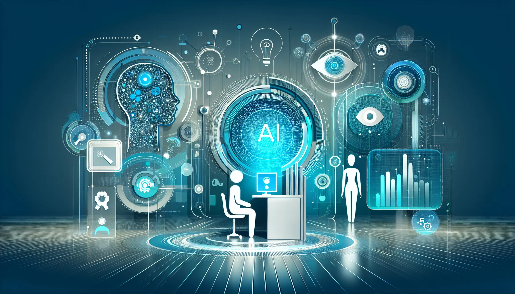 A visualization of AI agents working together to improve accessibility