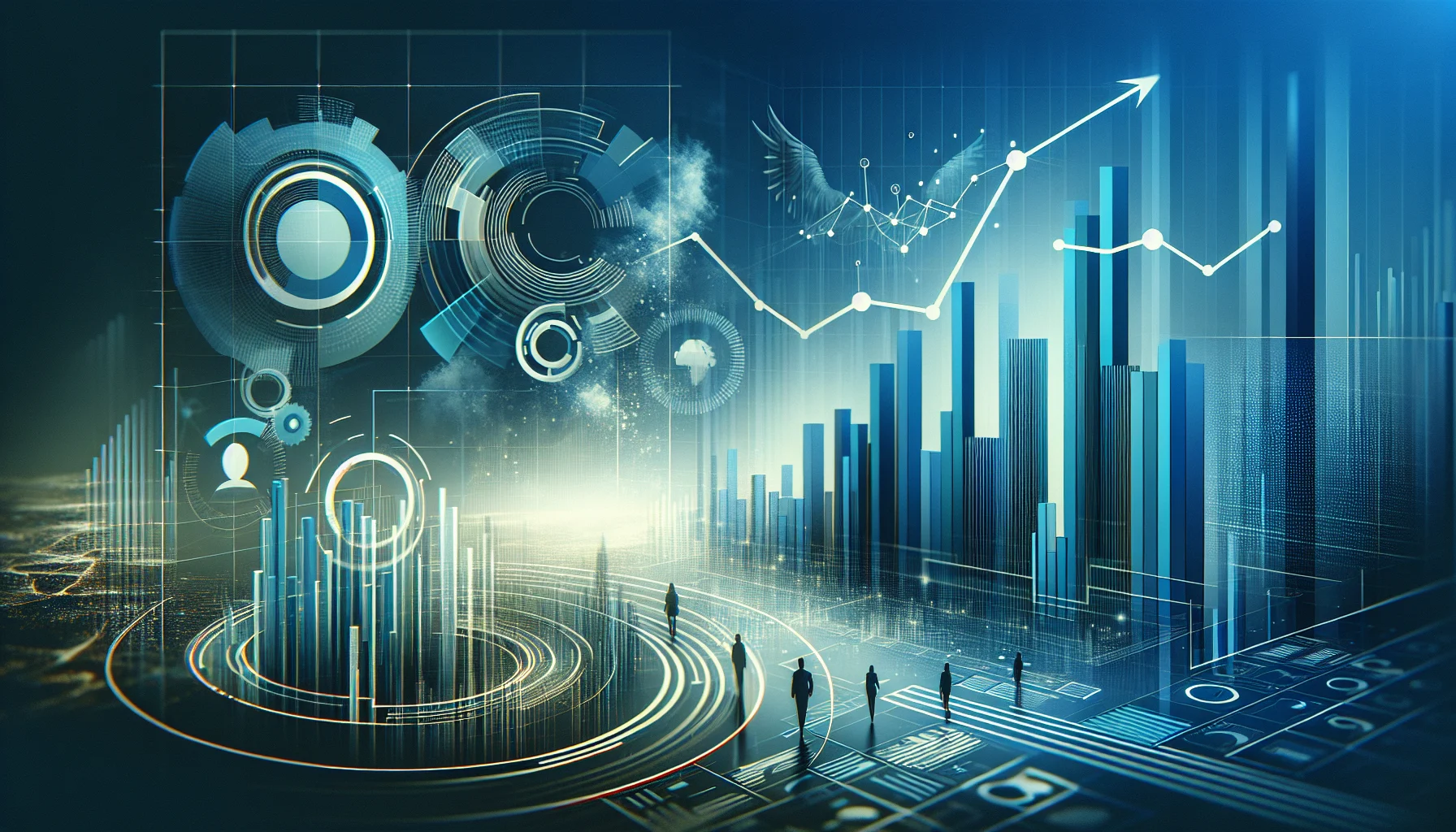 Graph showing the impact of AI on SaaS market