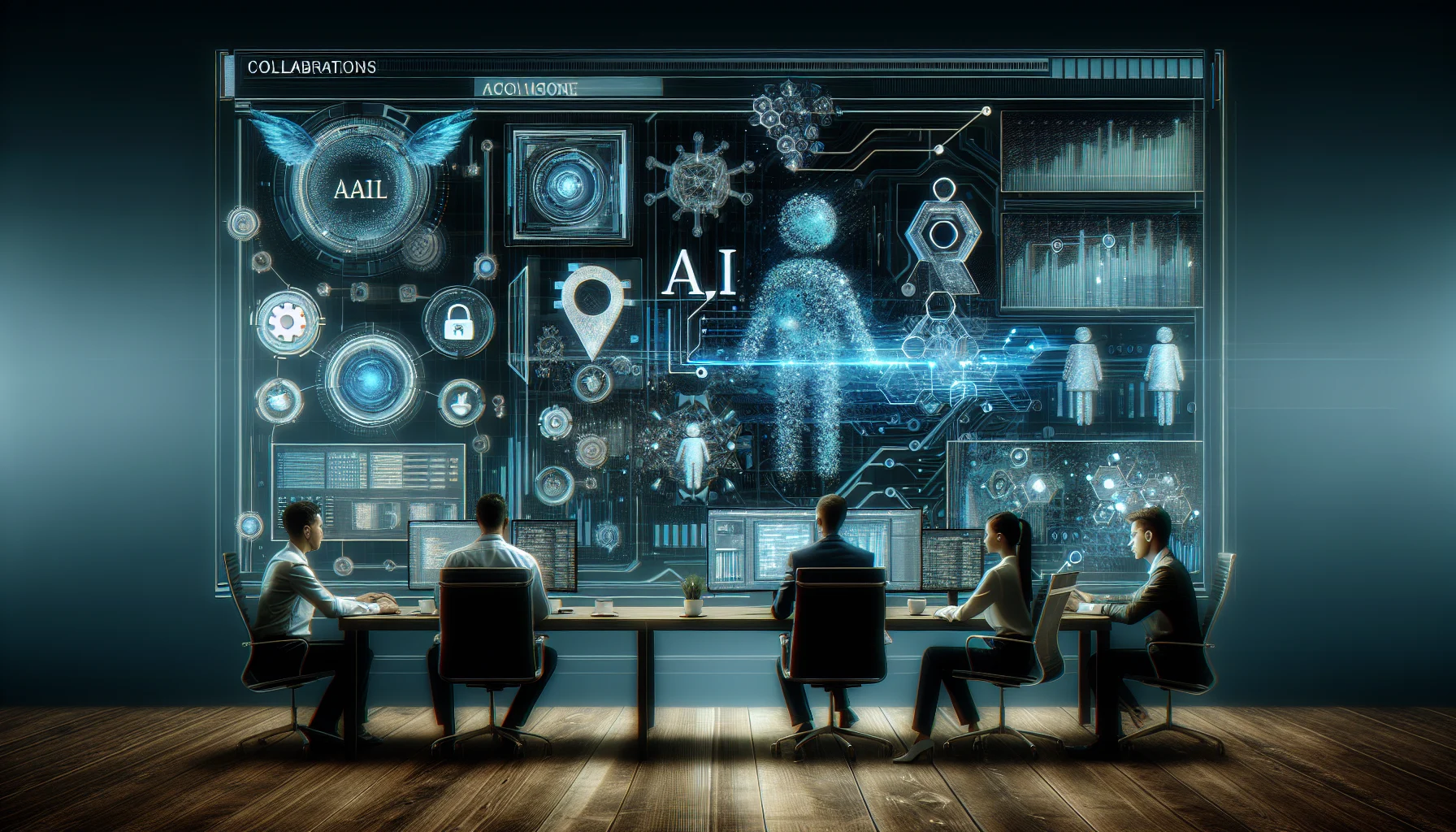 Enterprise developers working with AI-driven security dashboard