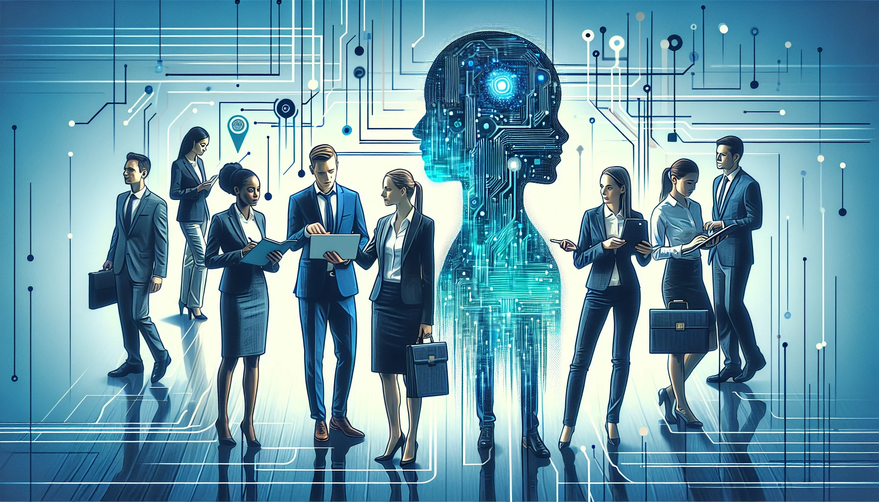 Young workers considering opportunities in an AI-driven job market