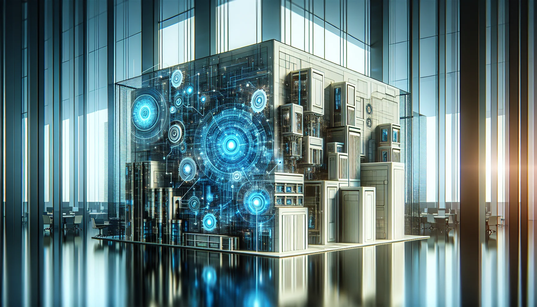 Diagram of a multimodal AI model architecture