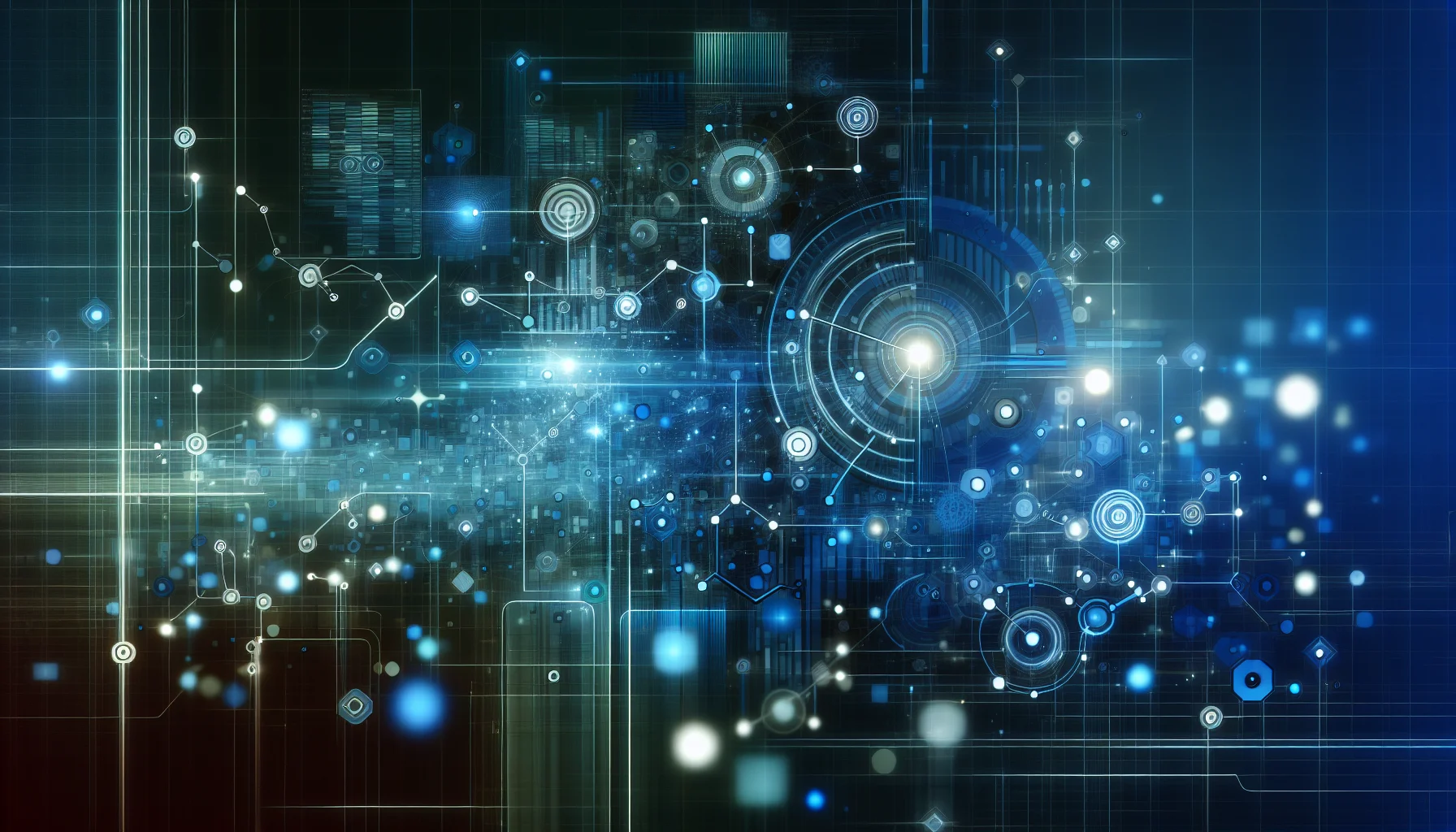 Graphical representation of AI in financial workflows