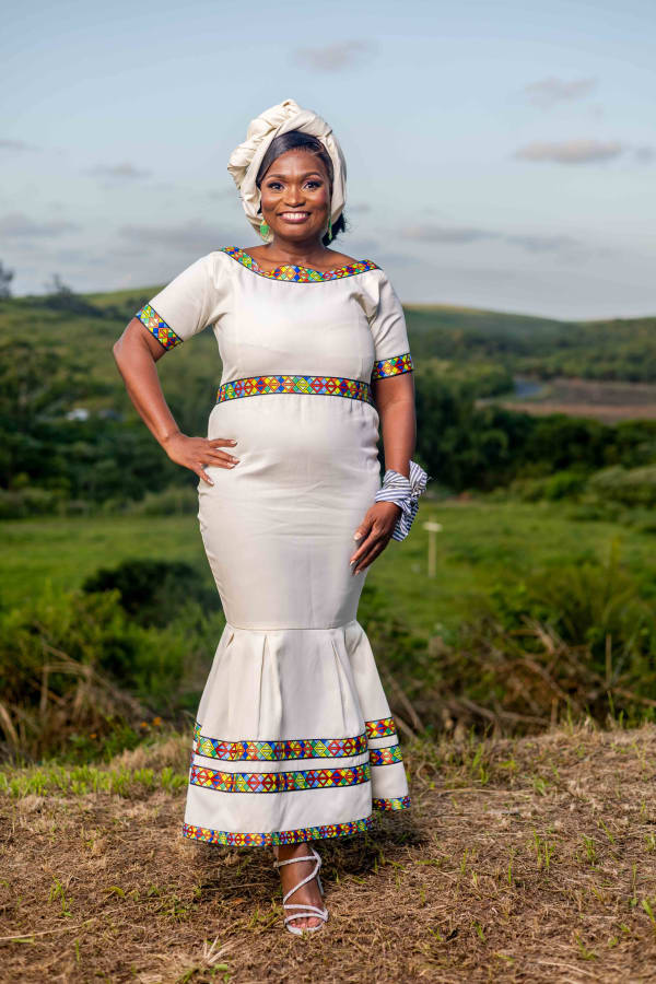 Makoti in her second traditional outfit