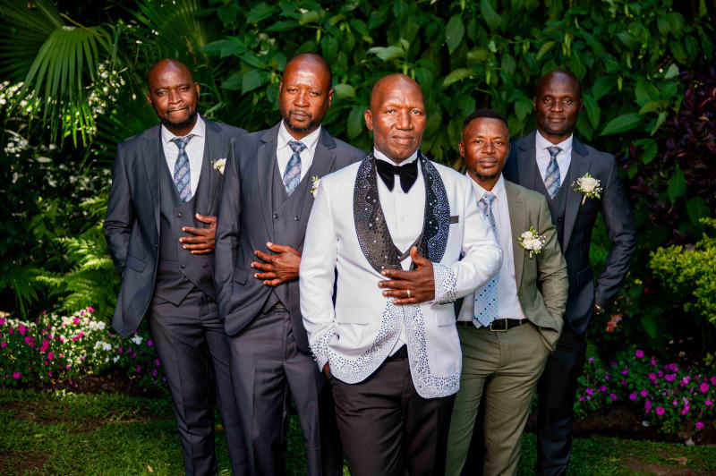 The groom and his crew