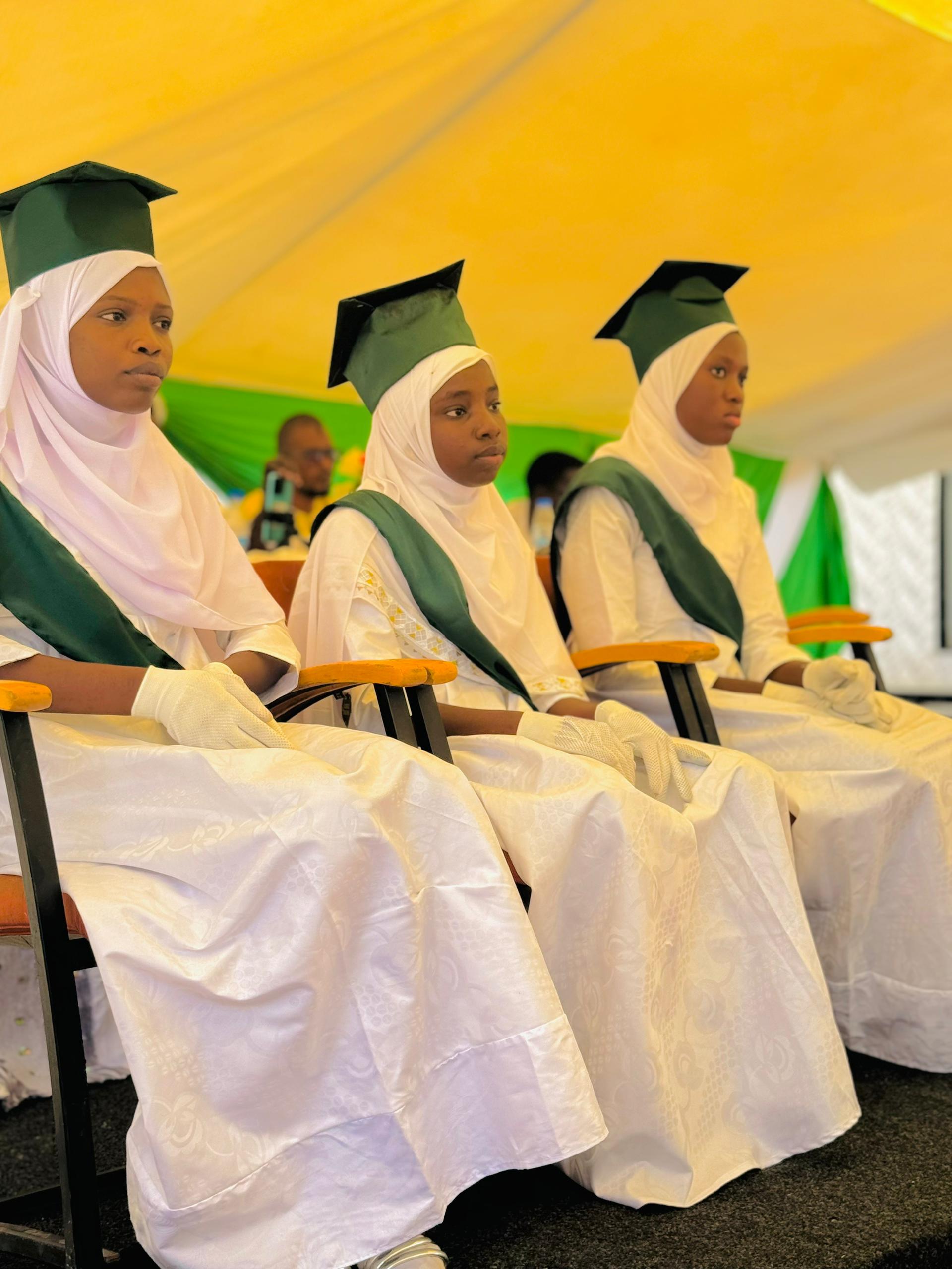 Muslim children learning in a classroom