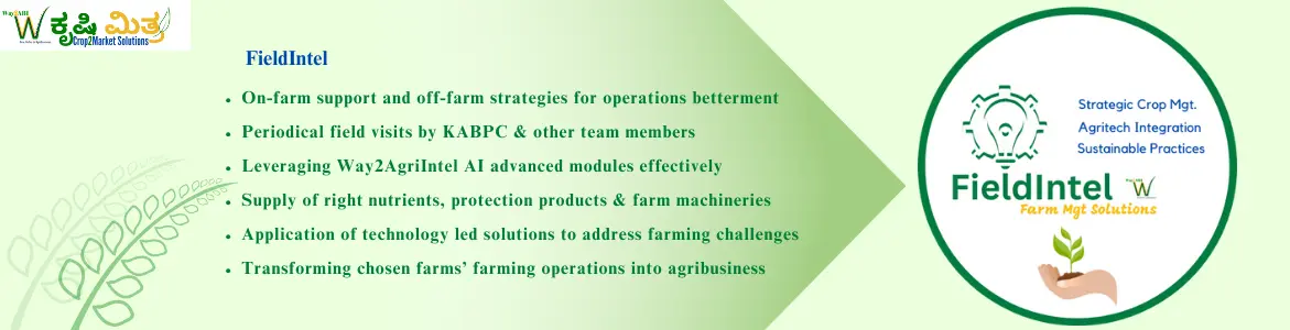 Fieldintel | Farm visits | Fertilizers | Farm machinery