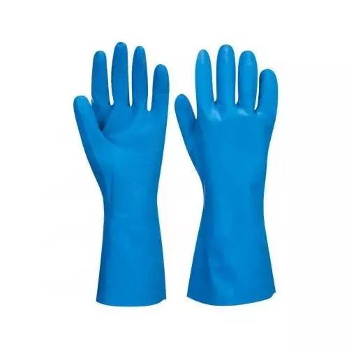 Nitril coated gloves blue