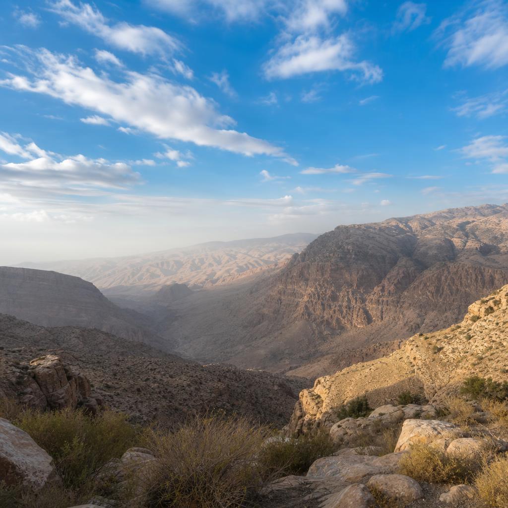 Dana Biosphere Reserve landscape in Jordan