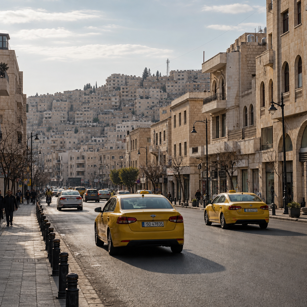 Street transport in Amman, Jordan