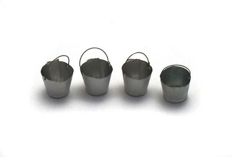 Metall bucket, 4pc