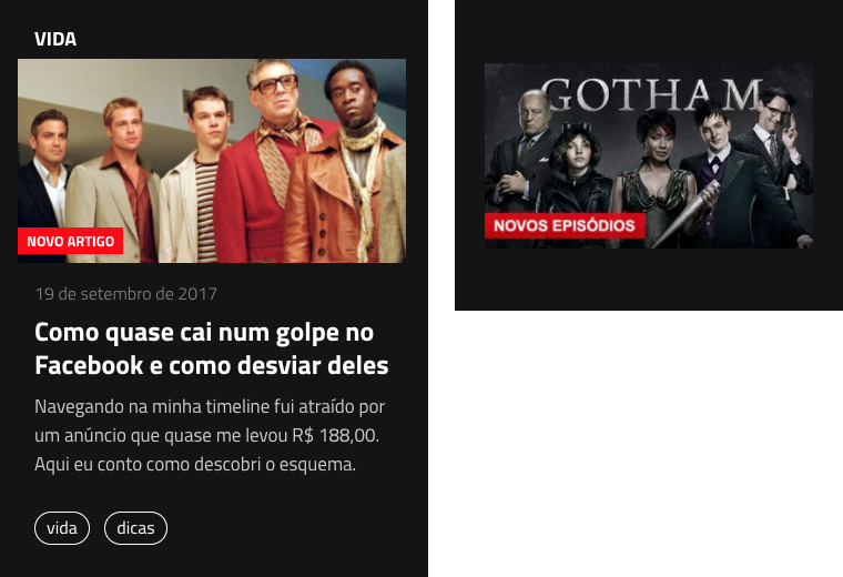 Imagem de comparação com a Netflix