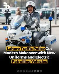 Modernized Traffic Police in Action with New Uniforms and Tech