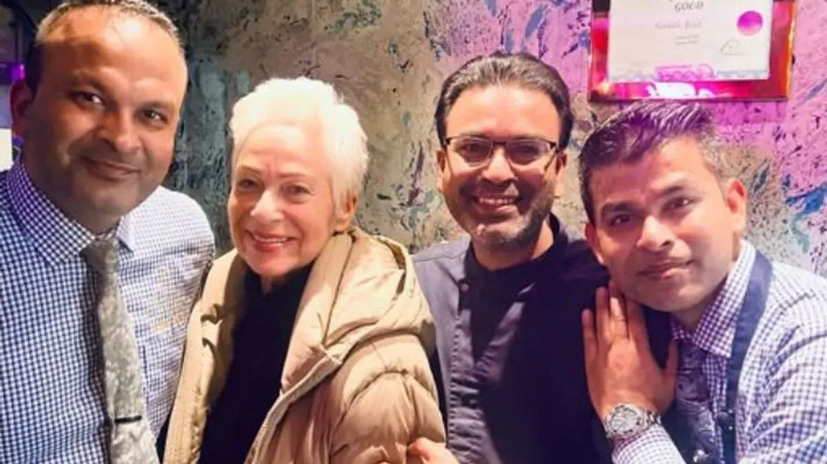 Denise Welsh has 'delicious' meal at Indian in the North East as she films new TV drama