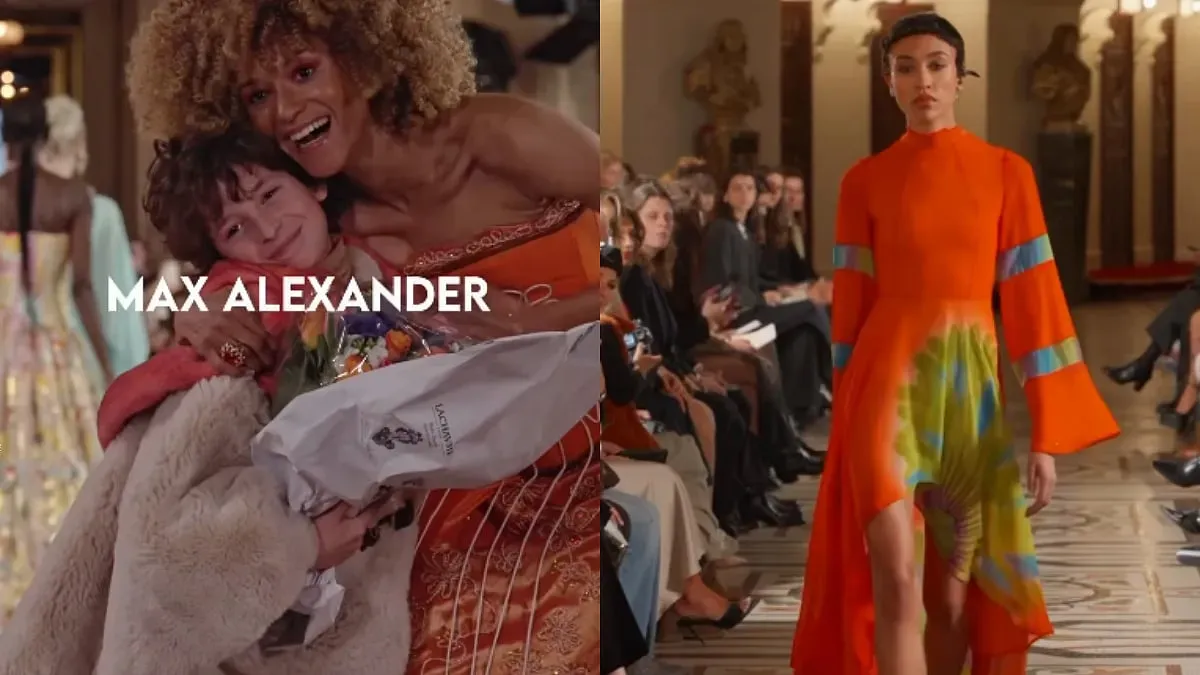 Indian Saree Gets Upcycled Into Evening Dress At Paris Fashion Week; Meet The 10-Year-Old Designer, Max Alexander, Behind It