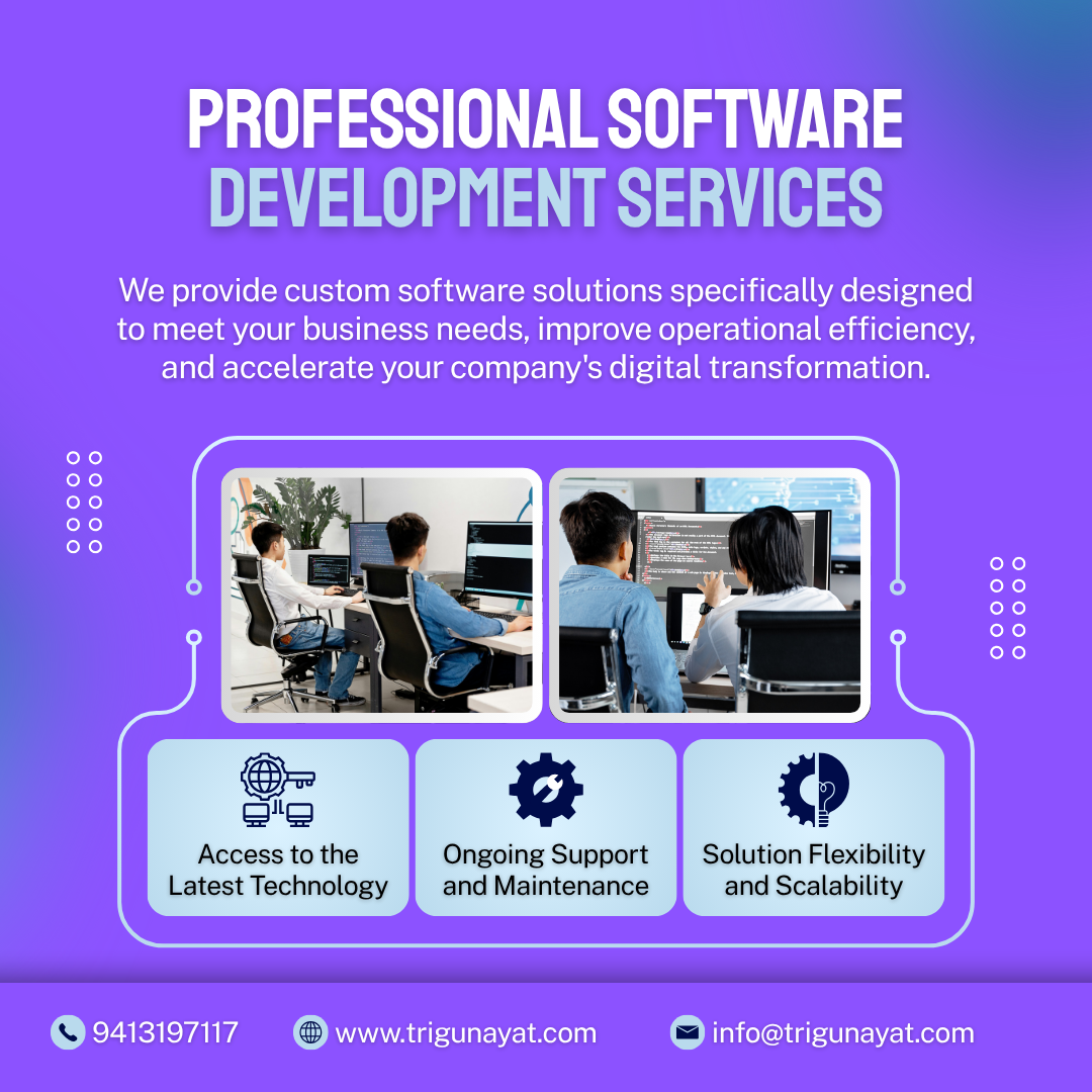 Trigunayat Software Solutions - Banner