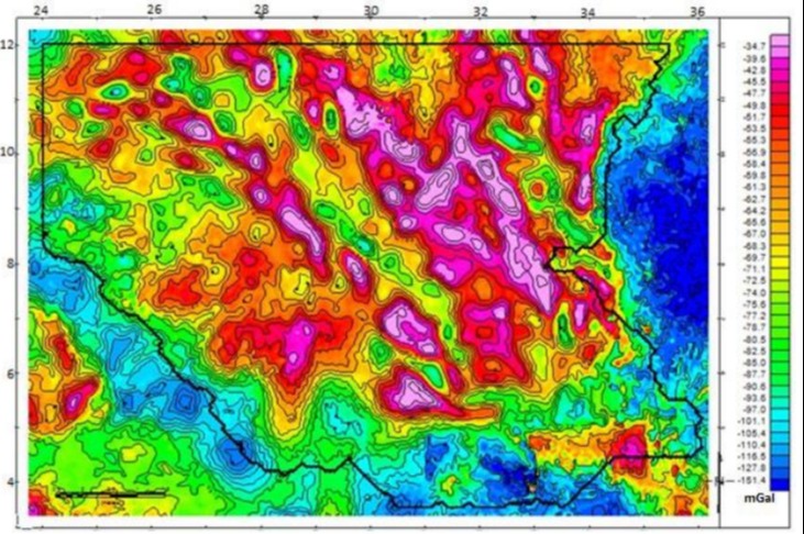 MAPPING SOUTH SUDAN PRECAMBRIAN BASEMENT ARCHITECTURE USING SATEL- LITE-DERIVED GRAVITY DATA cover