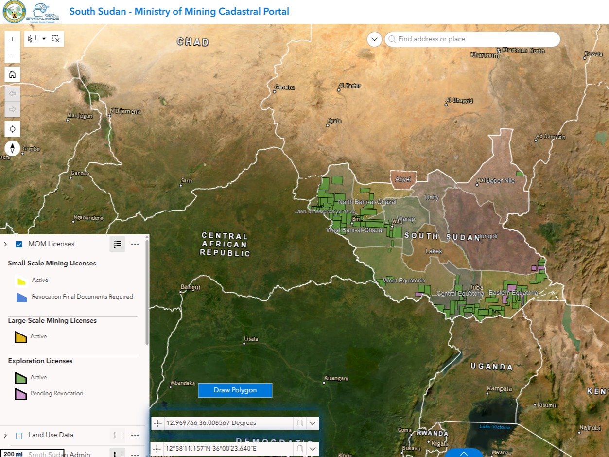 South Sudan Launches New Mining Cadastre Portal to Boost Transparency and Investment