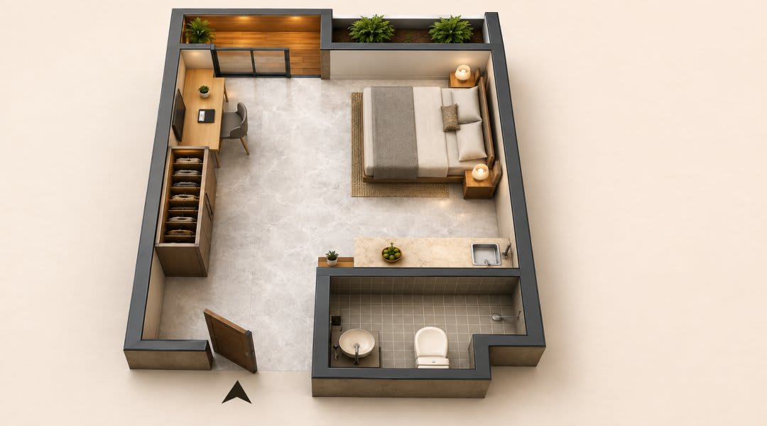 Studio Apartment for Sale in Balewadi, Pune — Privilege Studios