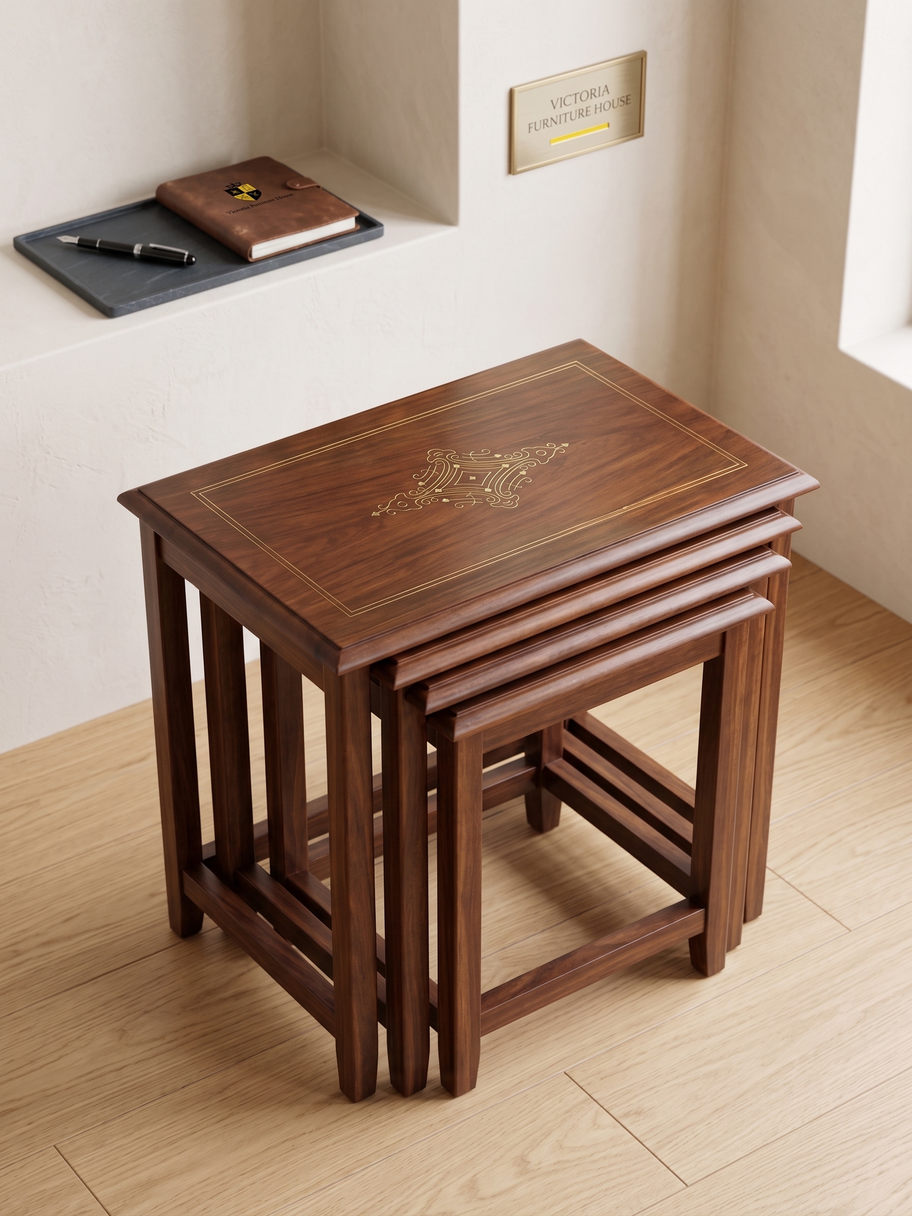 Classic Inlay Nesting Tables
