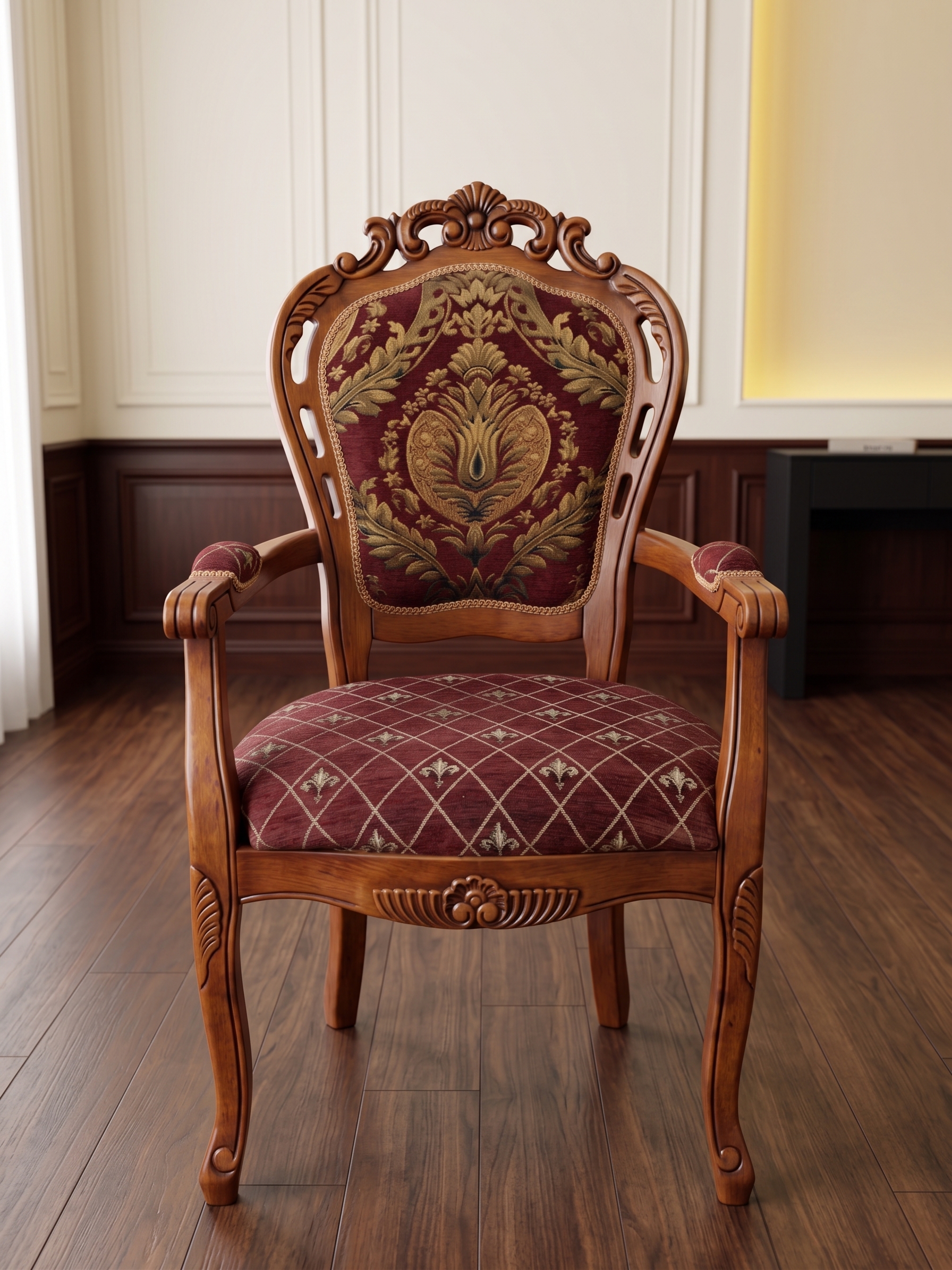 The Sovereign Tapestry Armchair