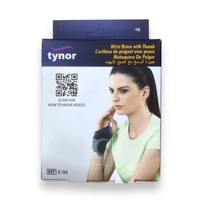 Tynor Wrist Brace with Thumb E-06 by Tynor Bangladesh — MediportBD