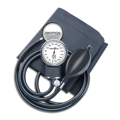 Rossmax GB Series Aneroid Sphygmomanometer with Stethoscope by Rossmax Bangladesh — MediportBD (ডায়াগনস্টিক যন্ত্রপাতি)