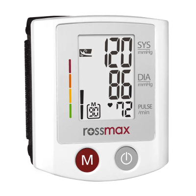Rossmax S150 Automatic Wrist Blood Pressure Monitor by Rossmax Bangladesh — MediportBD (ডায়াগনস্টিক যন্ত্রপাতি)