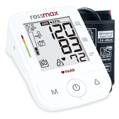 Rossmax X5 PARR Automatic Blood Pressure Monitor by Rossmax Bangladesh — MediportBD (ডায়াগনস্টিক যন্ত্রপাতি)