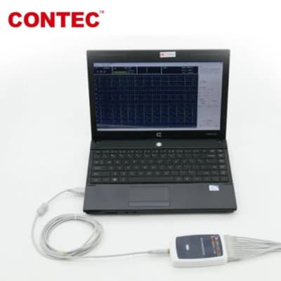 CONTEC 8000G 12 Lead ECG workstation mini size EKG machine connected with computer by Contec Bangladesh — MediportBD (হাসপাতাল মেশিন)
