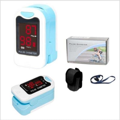 CONTEC CMS50M New Fingertip Pulse Oximeter Blood Oxygen Spo2 Heart Rate Monitor by Contec front view Bangladesh — MediportBD (ডায়াগনস্টিক যন্ত্রপাতি)