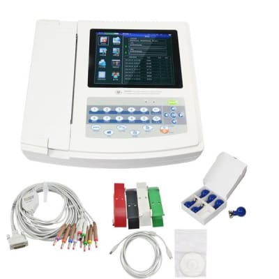 CONTEC ECG 1200G Touch Screen 12-Channel Elecreocardiograph by Contec Bangladesh — MediportBD (হাসপাতাল মেশিন)